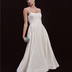 Reformation Bonnie Elegant White Dress